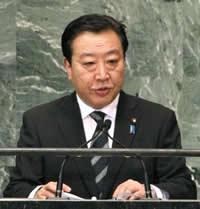 国連にて、野田佳彦首相が尖閣諸島について譲歩しない意向を強調